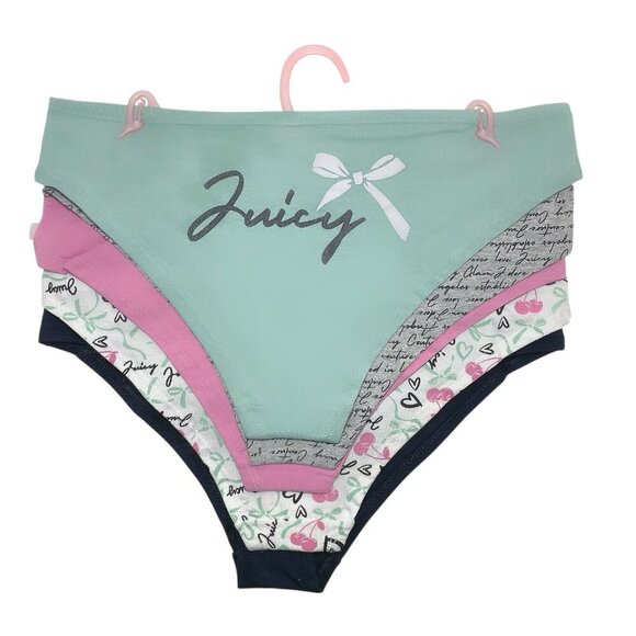 Juicy Couture Bikini Underwear Cotton Panty 5pc Set NWT Size XL - Picture 3 of 7